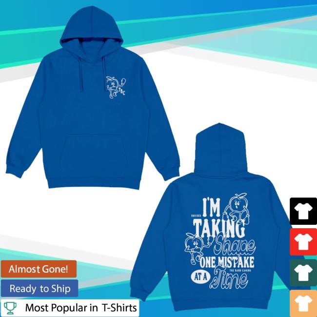 Official The Band Camino Merch Taking Shape Blue Puff Print Shirt