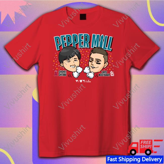 Pepper Mill Ohtani X Nootbaar Shirt, T Shirt, Hoodie, Sweater, Long Sleeve T-Shirt And Tank Top