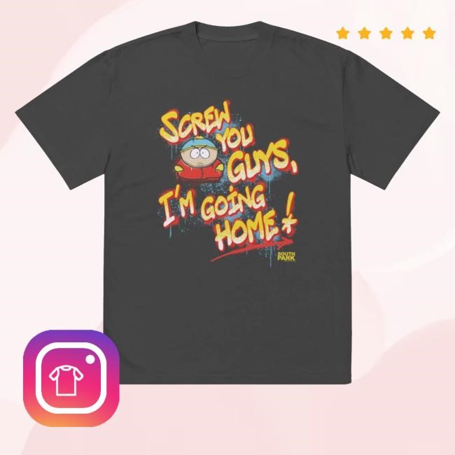 South Park Cartman Screw You Guys Graffiti Tank Top