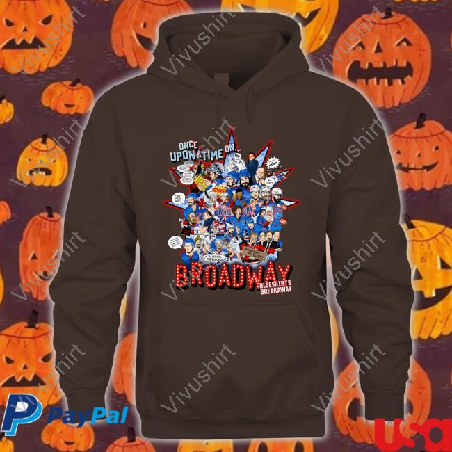 Ryan Mead Once Upon A Time On Broadway Blueshirts Breakaway Sweatshirt