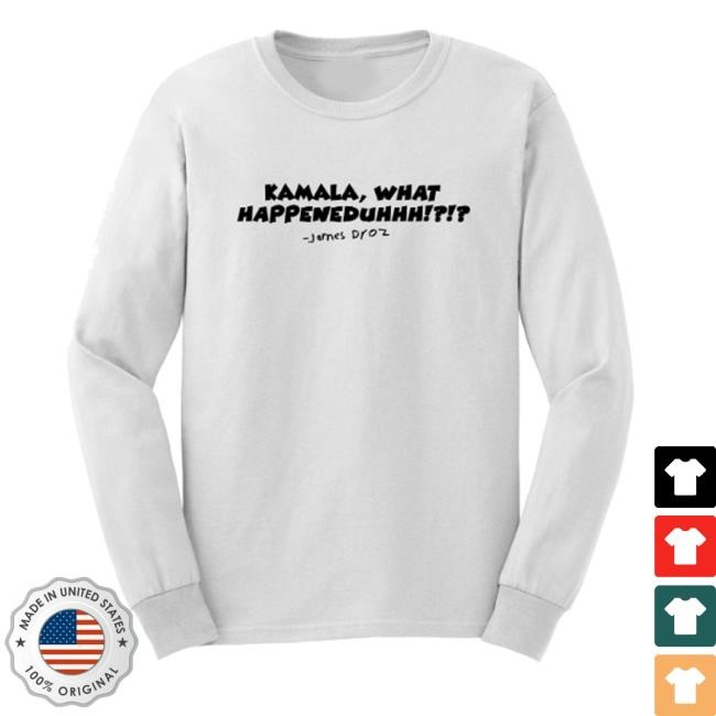 Pressroomink Merch Store Shop Kamala What Happeneduhhh James Sweater