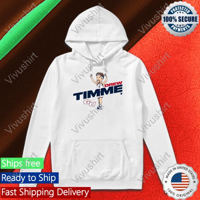 Gonzaga Basketball Drew Timme Caricature Tee Shirt