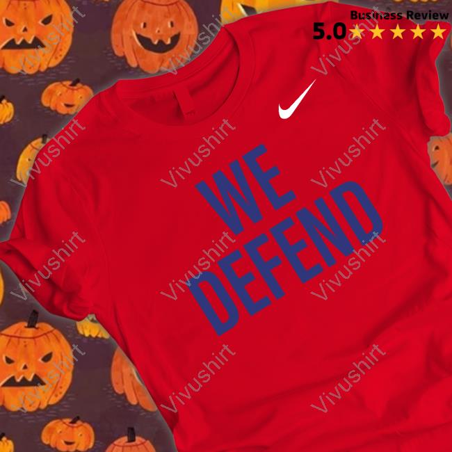 Coach Yolett Mcphee-Mccuin Wearing We Defend T Shirt