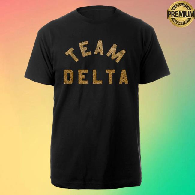 Official Merch Bar Delta Goodrem Team Delta Long Sleeve Tee Shirt Black MerchBar