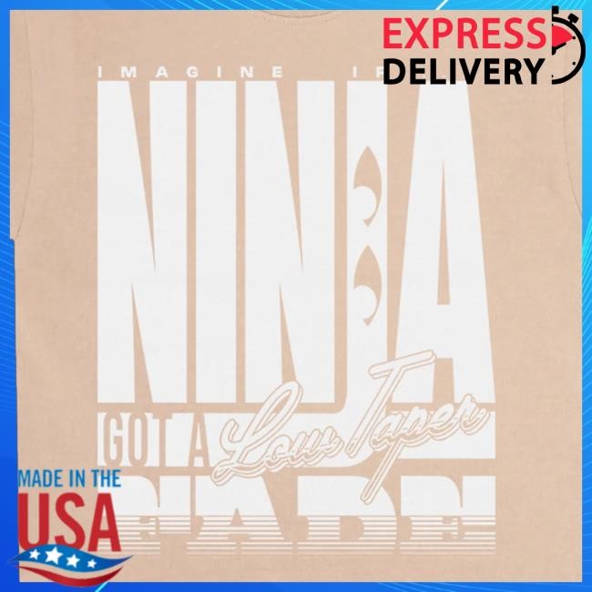 Team Ninja Official Low Taper Fade Tan Shirt