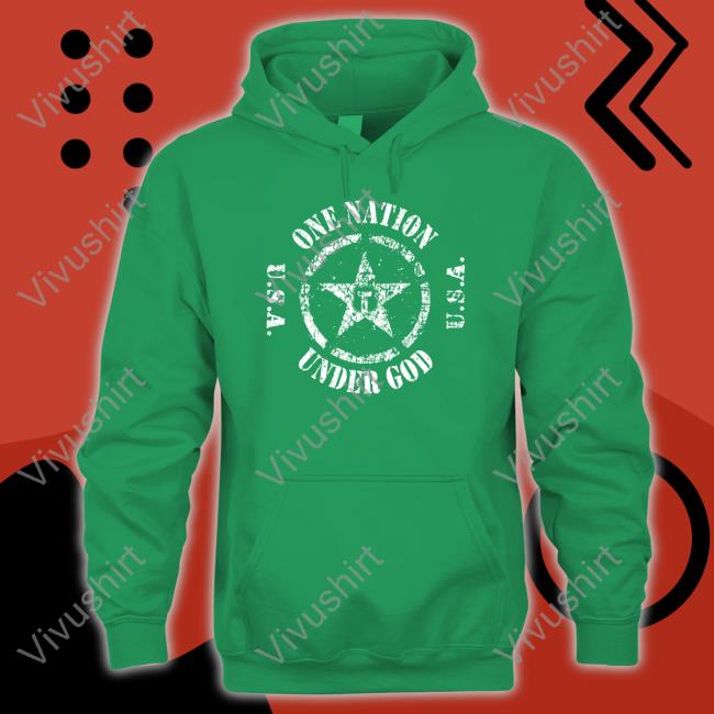 The Officer Tatum Merch One Nation Under God Circle Star Shirt