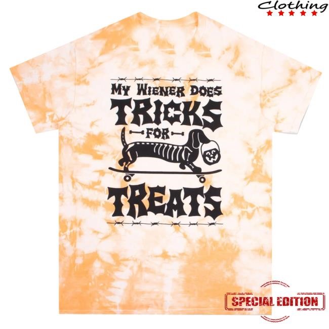 Beangoods Merch Tricks For Treats Unisex Tie-Dye Long Sleeve Shirt