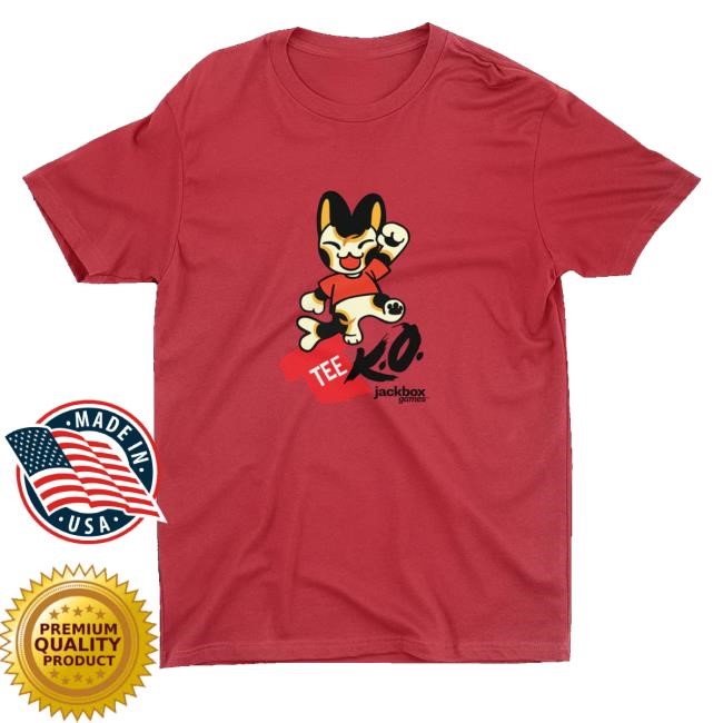 Official Jackbox Games Merch Tee K.O. Cat Hoodie
