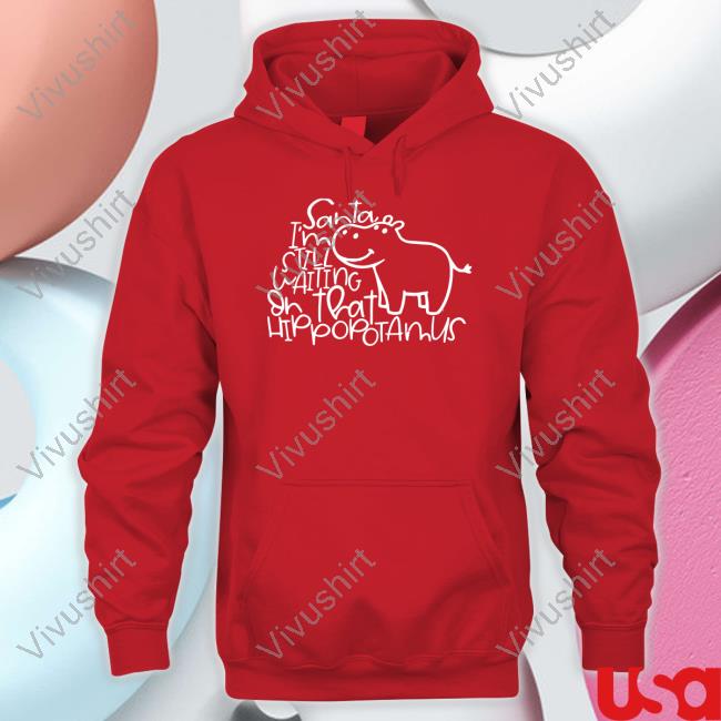 Santa I'm Still Waiting Or That Hippopotamus Shirts
