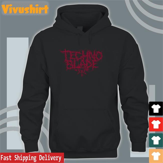 Techno Updates Techno Blade Metal Font Shirt