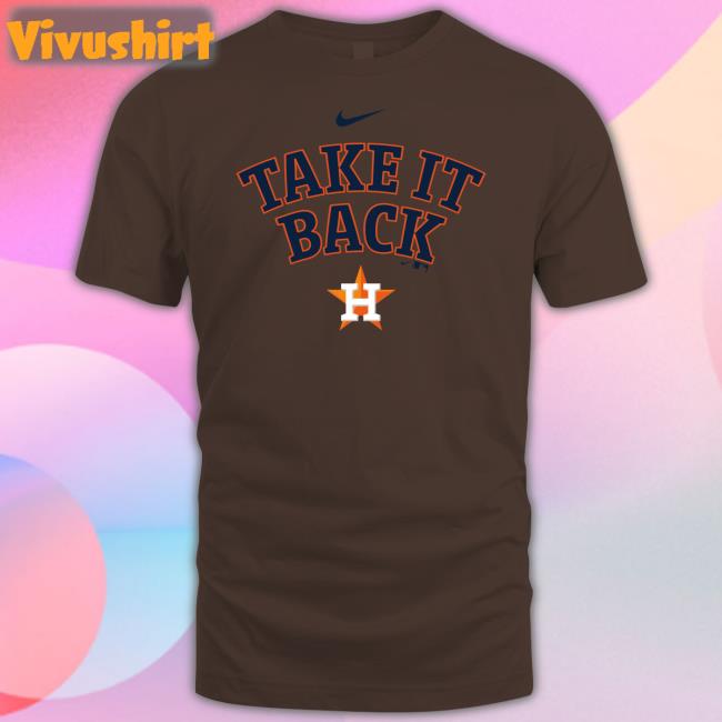 Houston Texans Take It Back Houston Astros Tee Shirts H-Town Vs. Philly