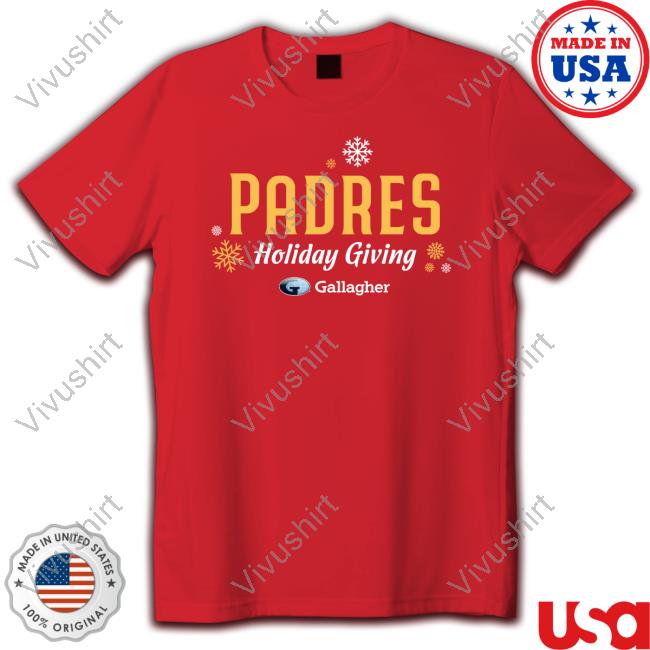 Padres Holiday Giving Gallagher Shirt