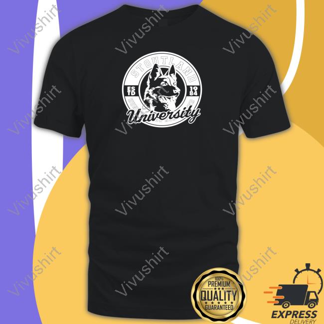 Madi Stoutland University Estd 1984 Hungry Dogs Run Faster Tee Shirt