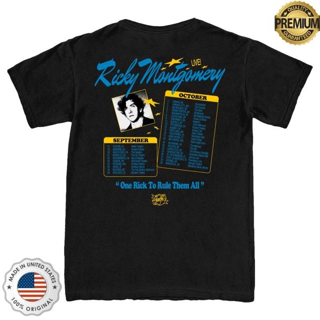 Ricky Montgomery Merch Store One Rick To Rule Them All Tour Crewneck Sweatshirt
