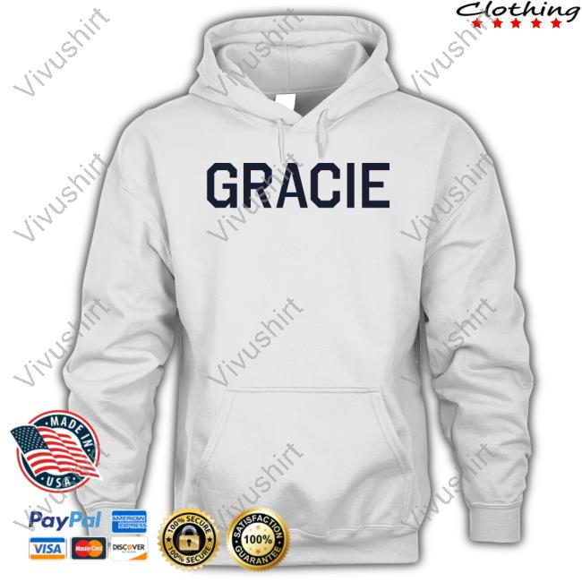 Gracie Abrams Shop Gracie White Varsity T-Shirt