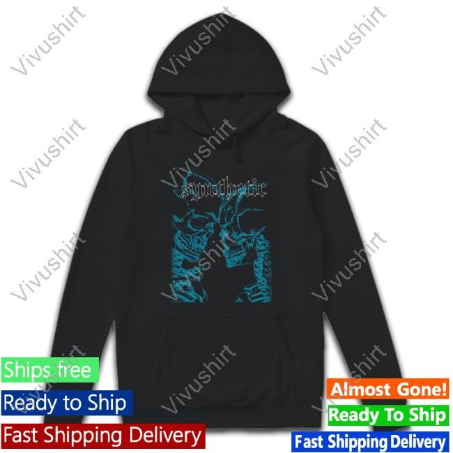 Shopsynth Synthetic Shades Of Blue Tee Shirt