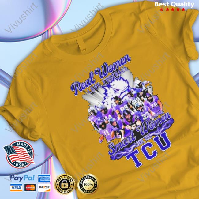 Real Women Love Football Smart Women Love The Tcu Horned Frogs Team 2022 Shirts Real Women Love Football Smart Women Love The Tcu Horned Frogs Team 2022 Crewneck Sweatshirt