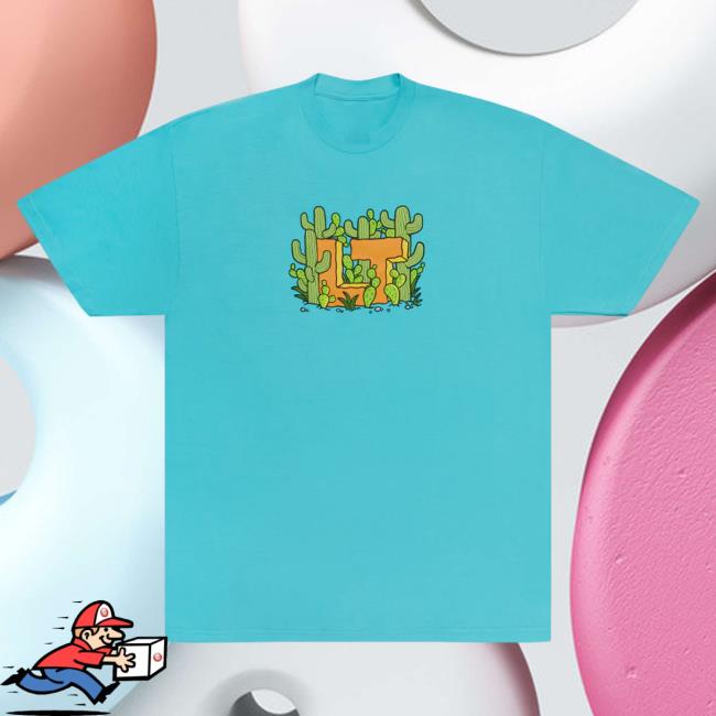 Official Sturniolo Triplets Merch Let's Trip Cactus T Shirt Teal SturnioloTriplets Clothing Shop Sturnioloclothing