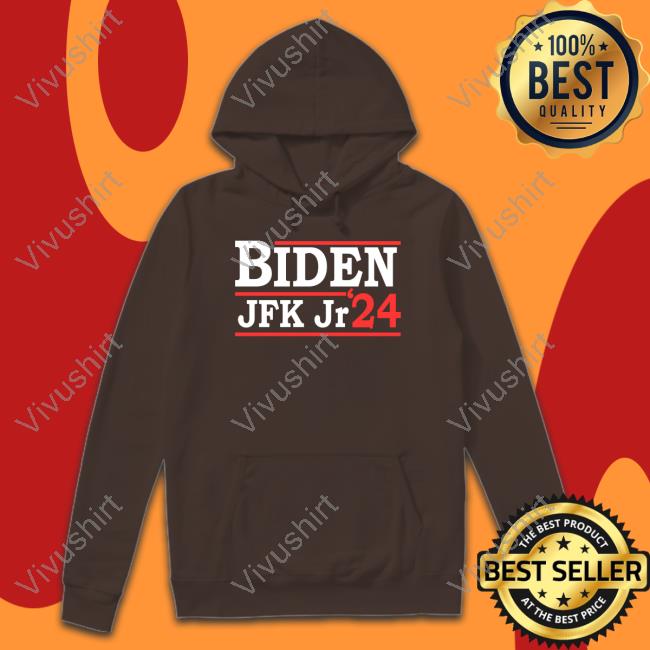 Biden Jfk Jr '24 Hooded Sweatshirt The Good Liars Store Biden Jfk Jr '24 Shirt