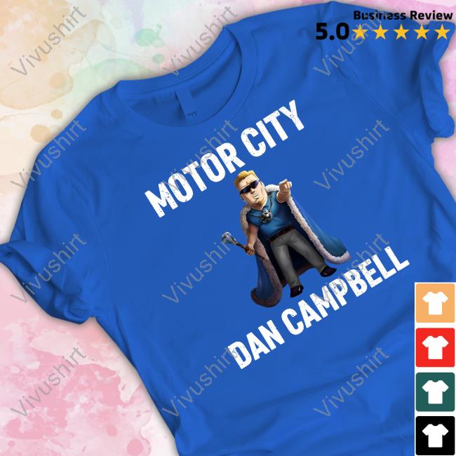 Evan Fox Patmcafeeshow Store Motor City Dan Campbell Shirt