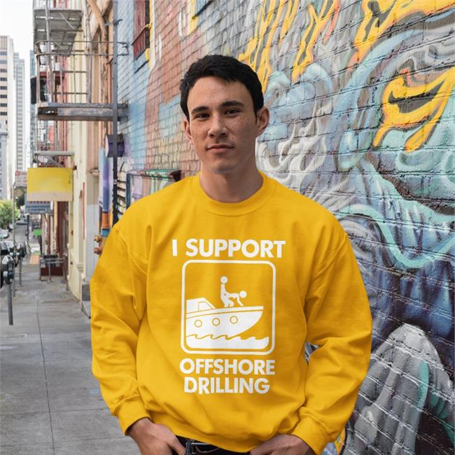 I Support Offshore Drilling T Shirt Boomer Core