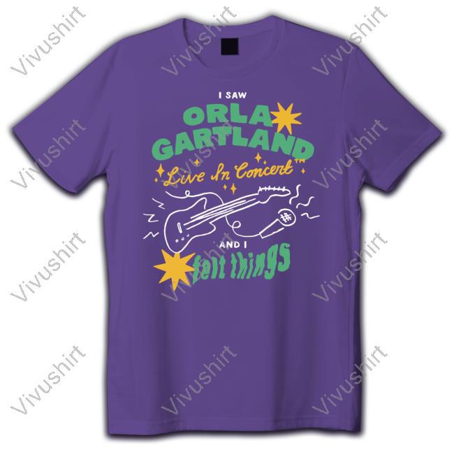 Orla Gartland Merch I Saw Orla Gartland Live In Concert And I Felt Things Shirt