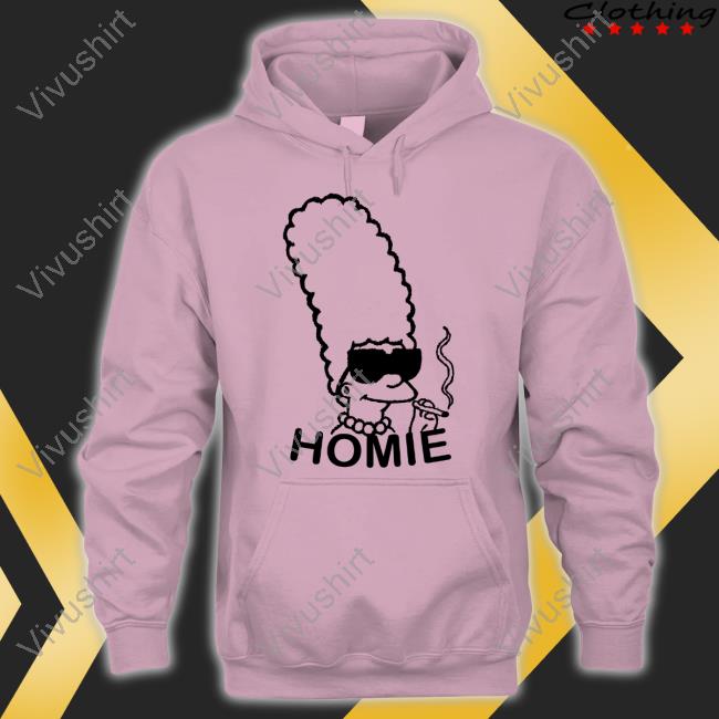 Neck Marge Simpson Homie Tee Shirt Nickeldoodle