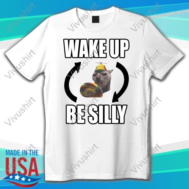 Catland Central Wake Up Be Silly Hoodie Sweatshirt