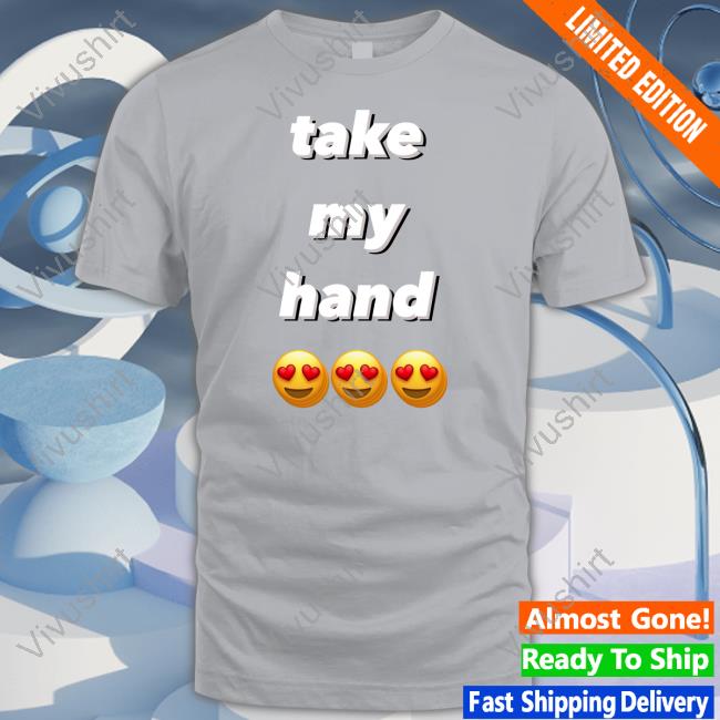 Take My Hand Emoji Eye Heart Hoodie