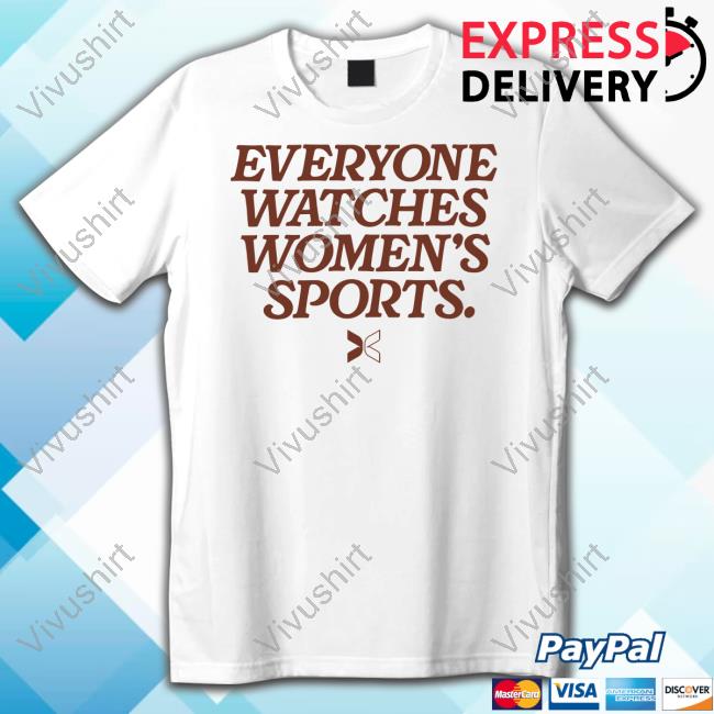 Togethxr Store Everyone Watches Women's Sports White T Shirt