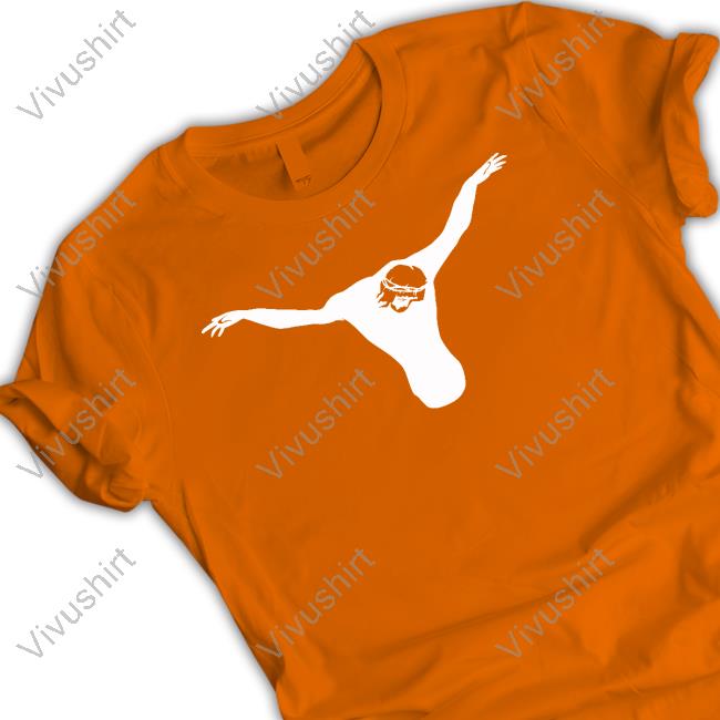 Goodshirts Texas Longhorns Jesus On The Cross Burnt Shirt