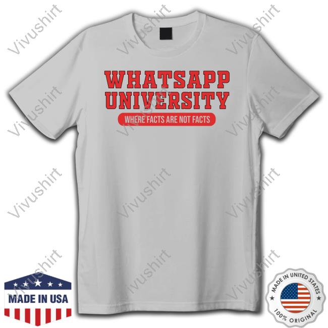 Kadak Merch Whatsapp University Where Facts Are Not Facts Hooded Sweatshirt