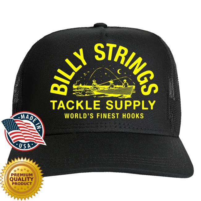Official Billy Strings Store Merch Tackle Supply trucker hat