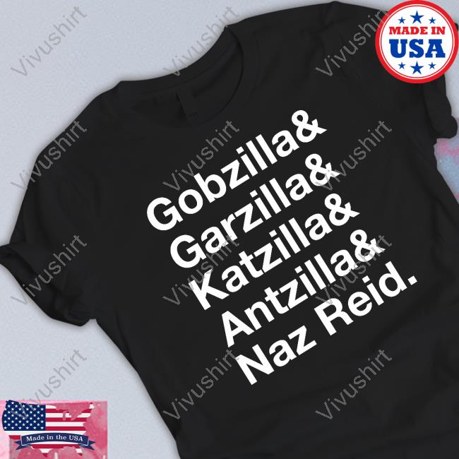 Jakes Graphs Gobzilla & Garzilla & Katzilla & Antzilla & Naz Reid Shirt