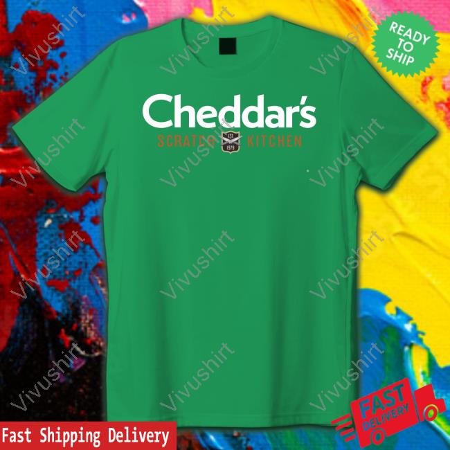 Kyle Busch Wearing Cheddar's Scratch Kitchen Tee Shirt Rcrracing