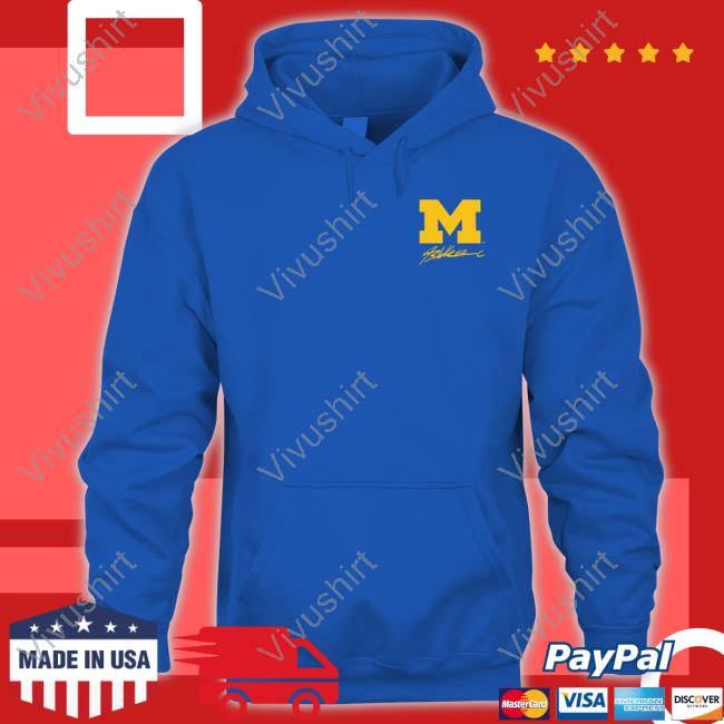 The Mden Merch Valiant University of Michigan Football Blake Corum Lightning Tee Shirt