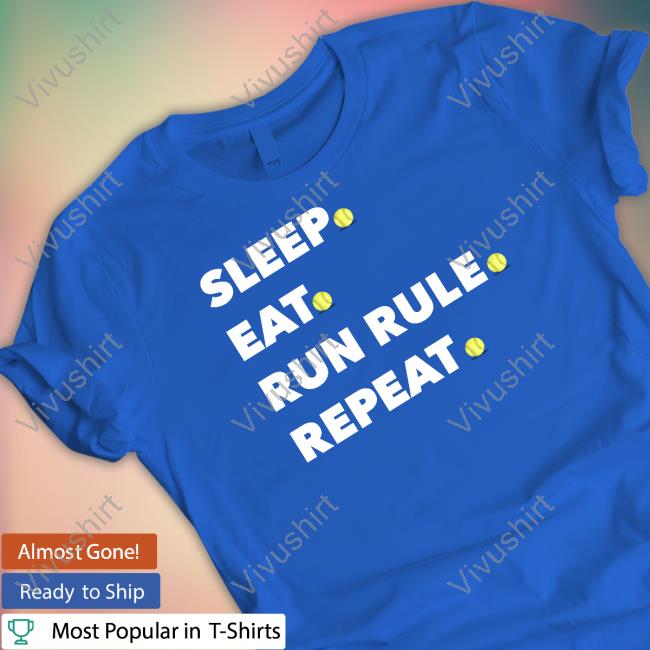 Carey Murdock Sleep. Eat. Run Rule. Repeat Shirt, Hoodie, Sweatshirt, Tank Top And Long Sleeve Tee