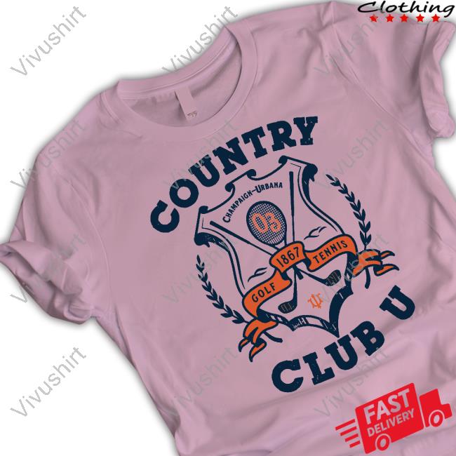 Country Club U Champaign Urbana Golf 1867 Tennis Shirt Robert Rosenthal Country Club U Champaign Urbana Golf 1867 Tennis Tee Shirt