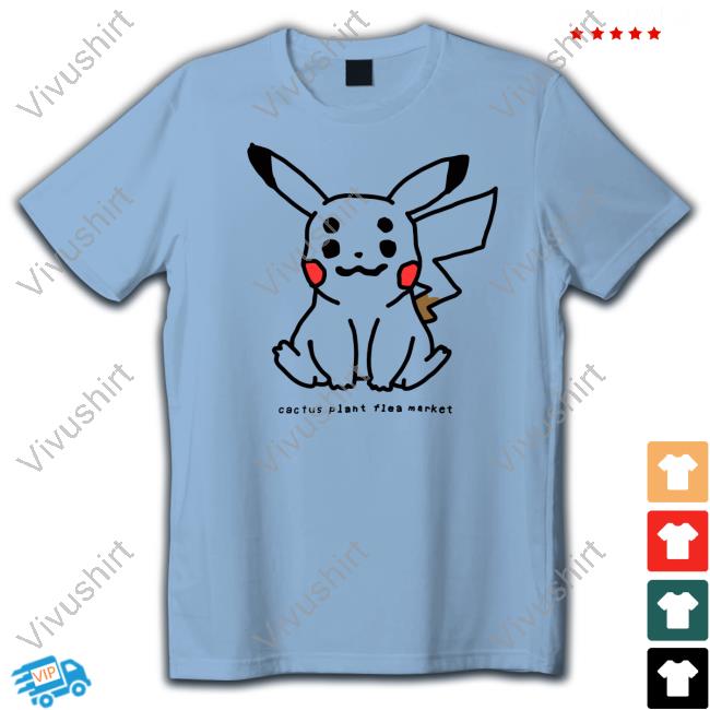 Riki Prosper Cactus Plant Flea Market Pikachu Sweatshirt