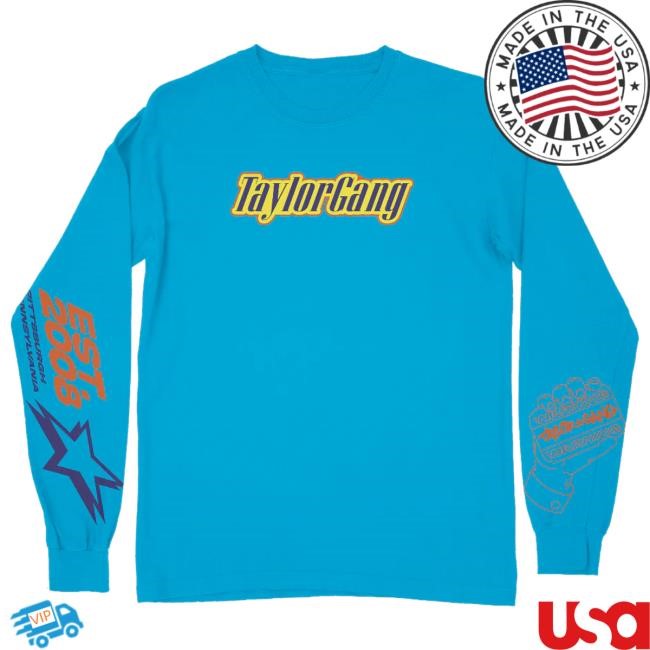 Taylor Gang Merch Taylor Baked Long Sleeve Crewneck Sweatshirt