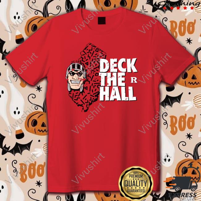 Rutgers Scarlet Knights Deck The Hall Crewneck Sweatshirt