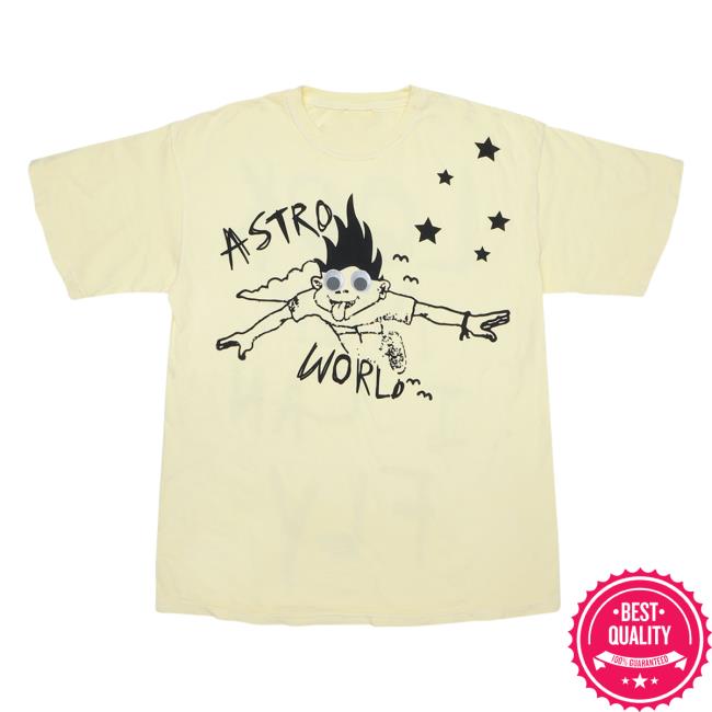 Official Travis Scott Merch Store Travis Scott Look Mom I Can Fly New Shirt Yellow TravisScott Shop