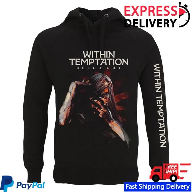 Within Temptation Merch Bleed Out - Unisex Hooded Top Hoodie