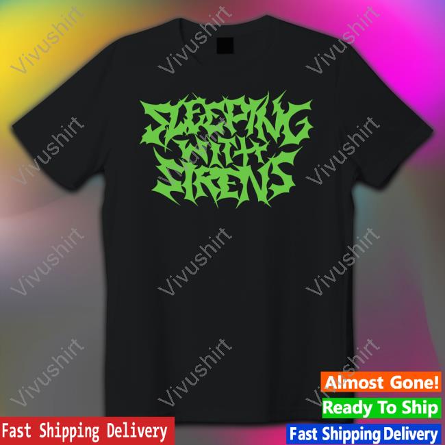 Sirens Merch Metal Logo Black Hoodie