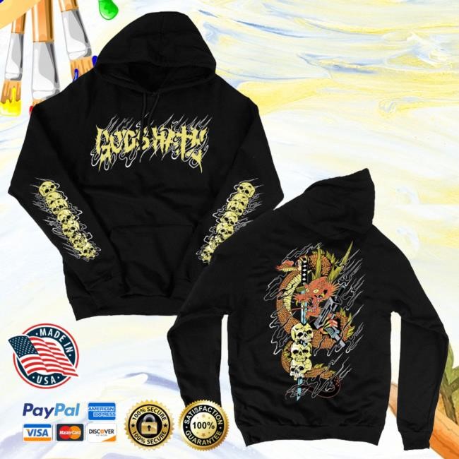 Closed Casket Activities Merch God's Hate Dragon Uzi Shirts