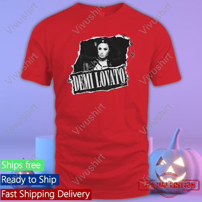 Demi Lovato Merch Demi Lovato Ripped Photo Tee Shirt Demi Lovato Merch Demi Lovato Ripped Photo Tee