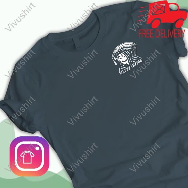 Heavyslime Store Happy Tattoo T-Shirt