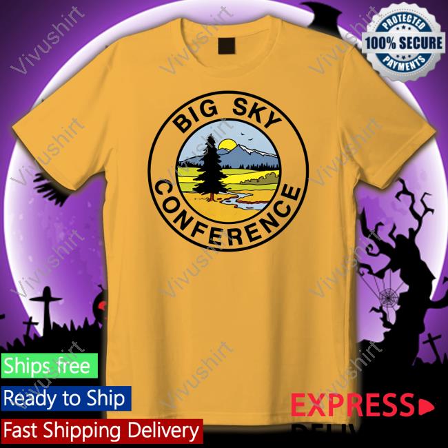 Big Sky Conference Logo Tee Shirt Ryan Nanni Wearing Big Sky Conference Logo Tees