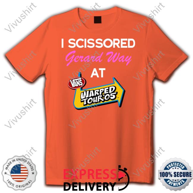 I Scissored Gerard Way At Vans Warped Tour 05 Long Sleeve T Shirt Erin 5 Days To Badflower I Scissored Gerard Way At Vans Warped Tour 05 Unisex T Shirt Erin 5 Days To Badflower
