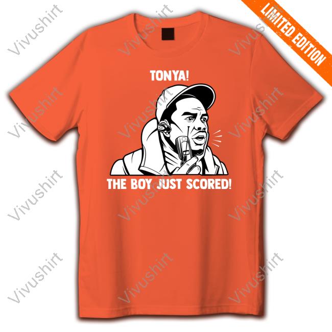 Uncle Charlie Tonya The Boy Just Scored Tee Shirt